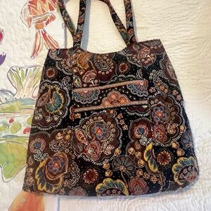 Vera Bradley Small Tote – Symphony in Hue – Retired Pattern